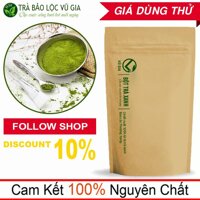 Bột Trà Xanh Nguyên Chất Vũ Gia (50g/túi) - Hỗ trợ đắp mặt chăm sóc da tẩy tế bào chết trắng mịn da hiệu quả - Đã được kiểm nghiệm y tế