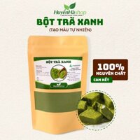 Bột Trà Xanh Sấy Lạnh Nguyên Chất  - Bột Tạo Màu Thực Phẩm Đa Năng Nấu Xôi, Làm Bánh, Làm Đẹp - Huyền Hà Shop