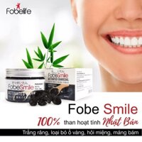 Bột trắng răng bột than hoạt tính Nhật Bản- Fobe Smile- Hũ 30 gram