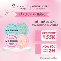 Bột trắng răng thảo dược Mashiro Whitening Tooth Powder 30g Nhật Bản