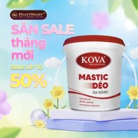 Bột trét Mastic dẻo ngoài trời Kova MT-N thùng 6kg (Mastic dẻo đa năng)