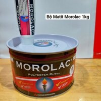 Bột Trét Matit MOROLAC Hộp 1KG Chính Hãng,Matít Morolac được dùng cho ngành ô tô, xây dựng, gỗ