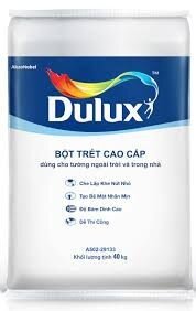 BỘT TRÉT TƯỜNG CAO CẤP TRONG NHÀ VÀ NGOÀI TRỜI DULUX A502 - 29133 - 40KG