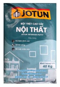 Bột trét tường nội thất – Jotun Interior Putty (40kg)