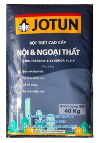 Bột trét tường nội và ngoại thất – Jotun Interior & Exterior Putty (40kg)