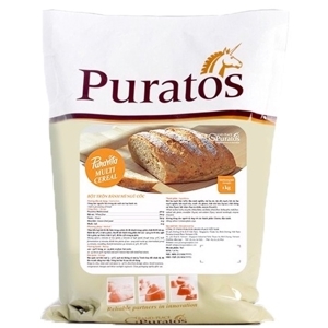 Bột trộn bánh mì nguyên cám Puravita 5kg