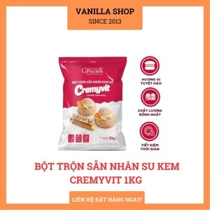 Bột trộn nhân kem su Cremyvit 1kg