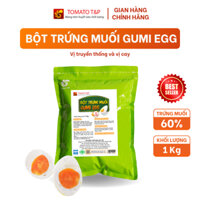 Bột Trứng Muối - Dùng để làm bánh, sốt trứng muối, lắc với gà rán - Gói 1Kg - Cà Chua Shop