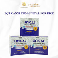 Bột Unical Canxi Cơm Quốc Tế Mỹ Đức Bổ Sung Canxi Phát Triển Chiều Cao Chống Loãng Xương 10 Gói