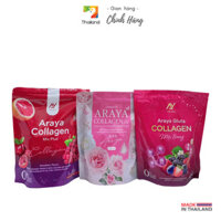 Bột uống bổ sung Collagen trẻ hóa làn da và cân bằng nội tiết tố Araya Collagen Thái Lan