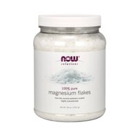 Bột uống bổ sung Now Foods Pure Magnesium Flakes 1531g