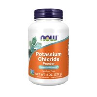 Bột uống bổ sung Now Foods Potassium Chloride Powder 227g