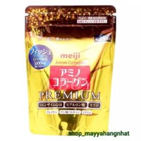 BỘT UỐNG BỔ XUNG COLLAGEN MEIJI PREMIUM MÀU VÀNG NHẬT BẢN