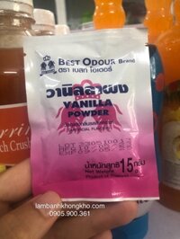 Bột Vani Thái Lan Best Odour gói 15gr