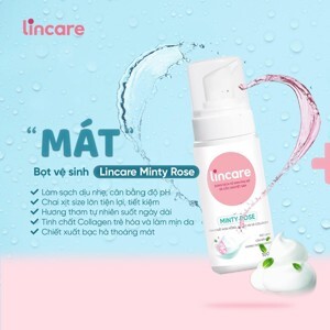 Bọt vệ sinh hàng ngày Lincare Minty Rose