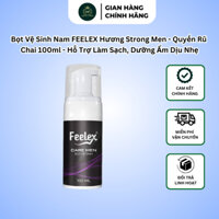 Bọt vệ sinh nam giới Feelex Care Men hương Strong Men-Quyến rũ dung dịch vệ sinh tạo bọt 100ml