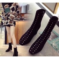 Bốt viền đinh cổ cao