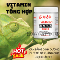 BỘT VITAMIN TỔNG HỢP SUPER DÀNH CHO BÒ SÁT THÚ CƯNG RỒNG NAM MỸ SULCATA IGUANA LG CHÍNH HÃNG SUPER GIÁ RẺ SHIP HỎA TỐC