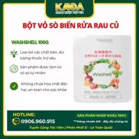 BỘT VỎ SÒ BIỂN WASHSHELL RỬA RAU CỦ 100G!