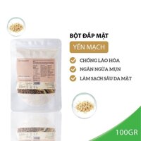 Bột Yến Mạch Nguyên Chất Đắp Mặt Nạ MILAGANICS 100g (Túi Zip)