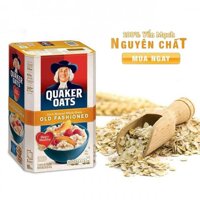 Bột yến mạch ông già tây Quaker Oats Old Fashioned nguyên hạt