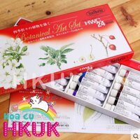 Botanical Art Set 24 màu HWC Holbein Artists water color