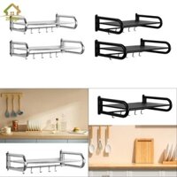 Bothyi Giá đỡ lò nướng điện Giá lưu trữ Kệ tổ chức Tiết kiệm không gian Kệ vi sóng Treo tường cho nhà bếp Gia đình