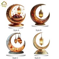 Bothyi Ramadan Mặt Trăng Đèn Ramadan Acrylic Eid Mubarak Đèn Ngủ Cho Máy Tính Để Bàn Lễ Hội Khách Sạn Đảng Phòng Ngủ