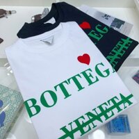 Bottega veneta Áo Thun Cổ Tròn Dáng Rộng Thiết Kế Đơn Giản Thời Trang Xuân Hè Cho Nam Và Nữ