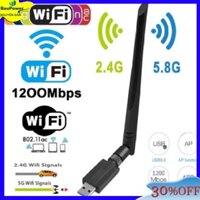 Boupower Ăng Ten Thu Sóng wifi Băng Tần Kép 1200mbps ac1200 5.8g / 2.4g usb 3.0