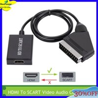 Boupower Bộ Chuyển Đổi Âm Thanh hd 1080p hdmi Sang scart video Cho crt tv vhs