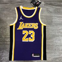 Boutique Cổ Điển Phong Cách Mới NBA21 Mùa Lakers Chủ Đề Máy Bay Cổ Tròn Màu Tím Westbrook James Kobe Đồng Phục Bóng Rổ Jersey 138421
