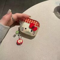 Bow Hello Kitty Thích hợp cho vỏ tai nghe Apple airpod pro1 thế hệ thứ 2 thế hệ thứ 3 thế hệ thứ 4
