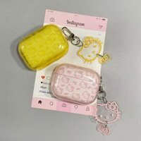 Bow Hello kitty Thích hợp cho vỏ bảo vệ tai nghe Bluetooth airpods thế hệ thứ 4 của Apple thế hệ 1 / 2 / 3