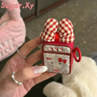 Bow Knot KT Cat Expression Thích hợp cho vỏ tai nghe AirPodsPro không dây Apple Bluetooth thế hệ 1 / 2