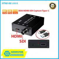 Box Capture SDI, HDMI 4K30hz 2K60hz 1080P120hz chân cắm Type-C