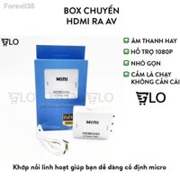 Box Chuyển HDMI Ra AV Mini HDMI2AV, Bộ Adapter Chuyển Đổi HDMI Sang AV