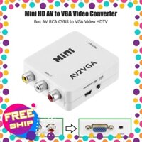 Box Chuyển mini AV Ra VGA [HH3G COMPANY]