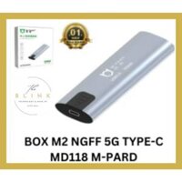 Box chuyển SSD M2 Sata sang ổ cứng di động - M-PARD NGFF/NVME - 5Gbps M.2- Hàng Chính Hãng Bảo Hành 6 Tháng