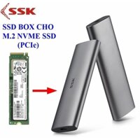Box di động SSD M.2 PCIe NVMe to USB 3.1 Gen2 SSK HE-C327 Aluminum