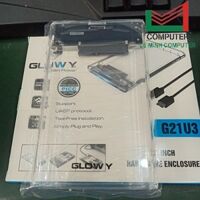 BOX Đựng Ổ Cứng HDD,SSD 2.5" GLOWAY G21U3 TRONG SUỐT - CHÍNH HÃNG