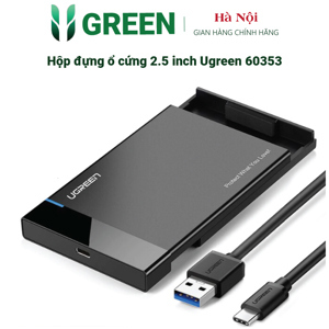 Box đựng ổ cứng máy tính HDD SSD 2,5 inch Sata to USB 3.0 Ugreen 60353
