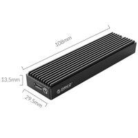 Box đựng ổ cứng SSD M2. Box (M2) Orico M2PF-C3 (2230, 2242, 2260, 2280)