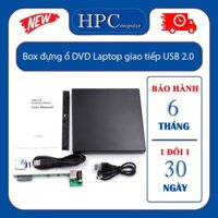 Box DVD Laptop Di Động USB 2.0 (Hộp Đựng Ổ Đĩa Laptop Thành Ổ Đĩa DVD Gắn Ngoài Kết Nối Qua Cổng USB)