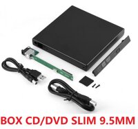 Box Dvd Laptop Sata Slim – Mỏng 9.5mm