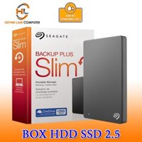 Box HDD 2.5 USB 3.0 Seagate SLIM gắn mọi ổ cứng