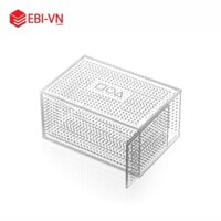 Box hộp chứa vật liệu lọc Acrylic trong suốt 20*15*12cm EBI-VN cho hồ nuôi cá biển, nuôi san hô