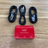 Box live stereo K62, âm thanh chất lượng cao, chất lượng 24 bit.