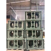 Box loa K10 hỏa tiễn kích thước 52x28x32, 2 bass 20  2 treble 10 gỗ mdf xanh 12mm  kiểu dáng độc lạ trên thị trường