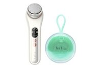 Box Máy Đẩy Tinh Chất Halio Hot & Cool Và Máy Rửa Mặt Halio Sensitive Flawless Skin Overnight - White Và Sweet Mint